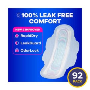 Always - Ultra Thin Long Super Pads with Wings, Size 2 - 92 Ct Each