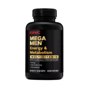 GNC - Mega Men Energy and Metabolism Multivitamin Caplets - 180 Count Each