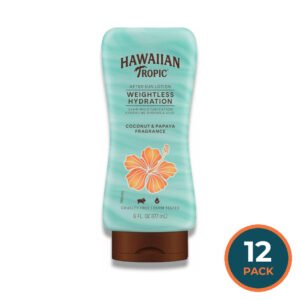 Hawaiian Tropic - Weightless Hydration After Sun Lotion with Aloe - 6 oz - 12 Pack