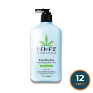 Hempz - Triple Moisture Herbal Whipped Body Crème Grapefruit & Peach - 17 Oz - 12 Pack