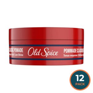Old Spice -  Mens Hair Styling Pomade, Matte Finish, Medium Hold - 2.22 Oz - 12 Pack