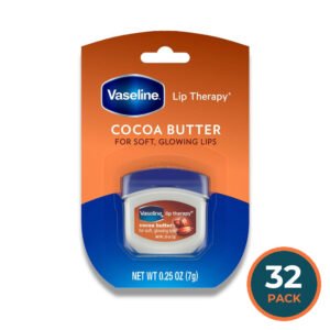 Vaseline -  Lip Therapy, Lip Balm, Cocoa Butter - 0.25 Oz - 32 Pack