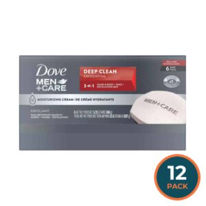 Dove - Bar Soap Men+Deep Clean  3.75oz 6 Pack - 12 Pack (72ct)