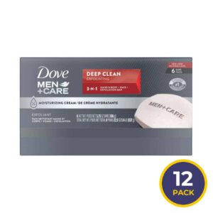 Dove - Bar Soap Men+Deep Clean  3.75oz 6 Pack - 12 Pack (72ct)