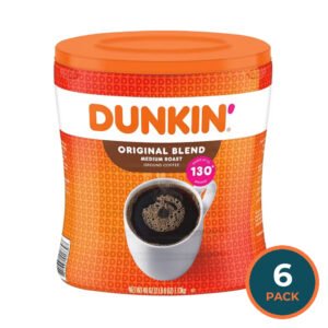 Dunkin' Donuts - Original Blend Ground Coffee, Medium Roast - 40 Oz - 6 Pack