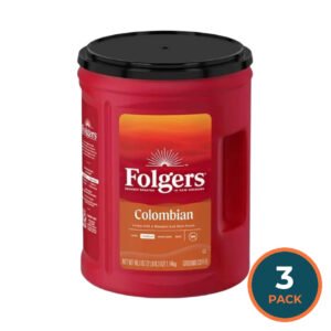 Folgers - 100% Medium Roast Ground Colombian Coffee - 40.3 Oz - 3 Pack
