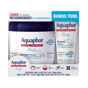 Aquaphor Advance Therapy Healing Baby Ointment - 15.75oz (14oz Jar + 1.75oz Tube)