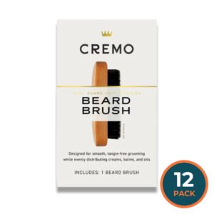 Cremo - Beard Brush, Boar Hair Bristle - 1 Ct Each - 12 Pack