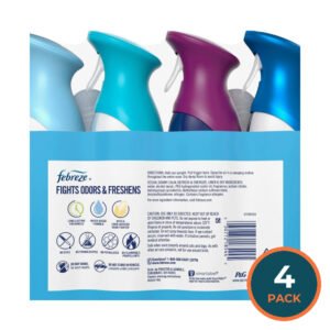 Febreze - Air Effects Air Freshener Spray, Mixed Scent - 4 Count - 32.4 Oz