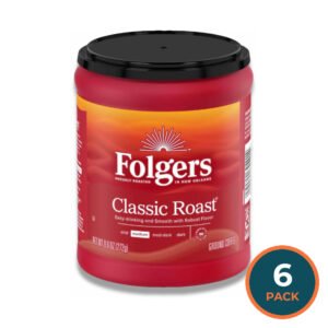 Folgers - Classic Medium Roast Ground Coffee - 9.6oz - 6 Pack