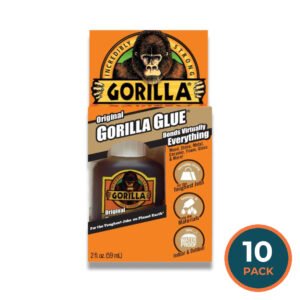 Gorilla -  Glue Original Glue - 2 Oz - 10 Pack