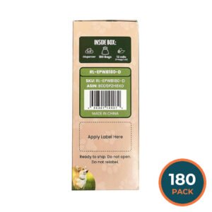 Reli - Eco-Friendly Dog Poop Bags - 180 Bags + Dispenser