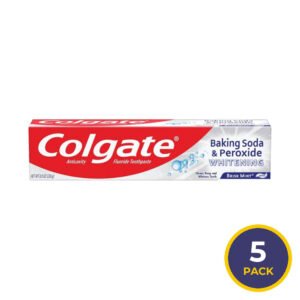 Colgate - Baking Soda & Peroxide Whitening 8 oz - 5 Pack