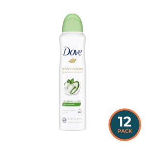 Dove - Advanced Care, 48h Dry Spray Antiperspirant Deodorant, Cool Essentials - 3.8 Oz - 12 Pack