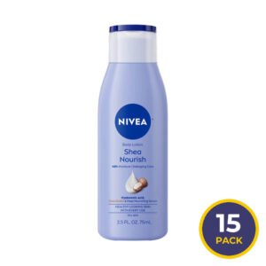 Nivea - Shea Nourish Dry Skin Body Lotion With Shea Butter - 2.5 Oz - 15 Pack