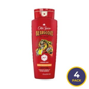 Old Spice – Body Wash, Bearglove Crisp Orchard Scent, 16 oz – 4 Pack