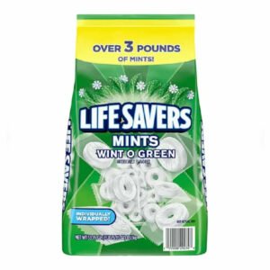 Life Savers Wint-O-Green Breath Mints Bulk Hard Candy, Party Size - 53.95 Oz - 3 Pack