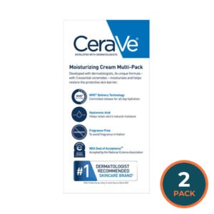 CeraVe - Daily Moisturizing Cream Multi-Pack, 16 Oz + Pump 12 Oz Jar