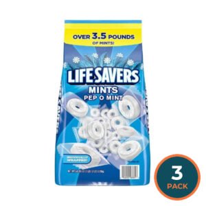 Life Savers Pep-O-Mint Breath Mints - Refreshing Mint Flavor - 53.95 Oz - 3 Pack