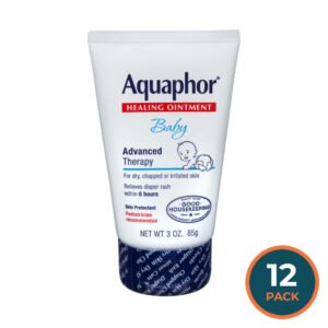 Aquaphor - Baby Healing Ointment Tube - 3 Oz - 12 Pack