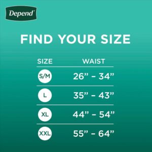 Depend - Fresh Protection Incontinence Underwear for Men, Maximum Absorbency, Size Large 17 Count - 2 Pack