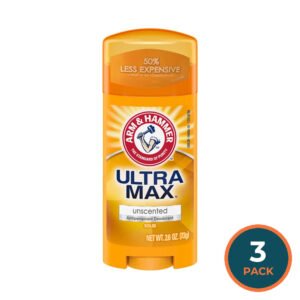 Arm & Hammer - Ultra Max Solid Antiperspirant Deodorant Unscented - 2.6 Oz - 3 Pack