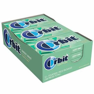 Wrigley's Orbit Sweet Mint Chewing Gum – 14 Pieces  – 144 Pack