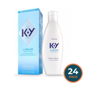 K-Y Liquid Classic Water-Based Personal Lubricant - 4.5 fl oz - 24 Pack