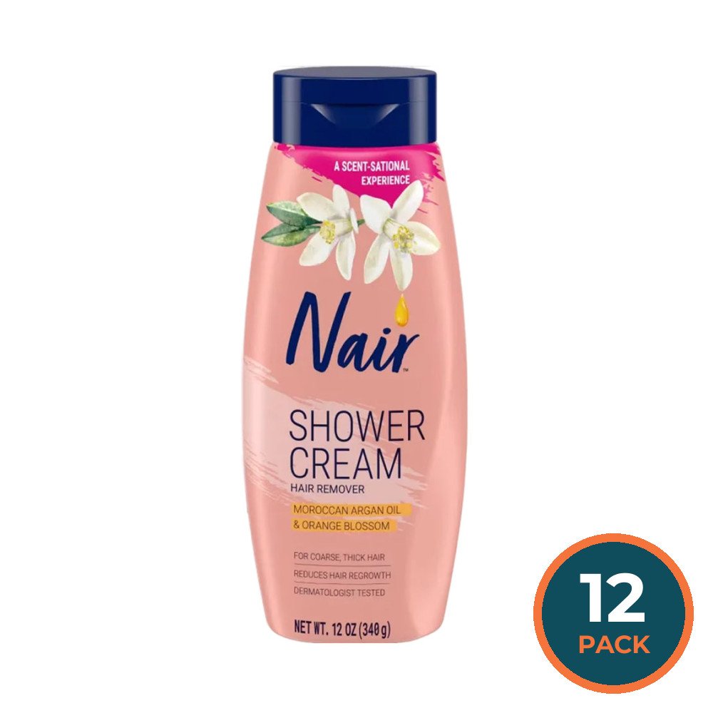 Nair Shower Power Max Hair Removal Cream - 12 oz - 12 Pack