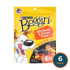Purina Beggin' Strips Bacon & Cheese Dog Treats – 6 oz – 6 Pack