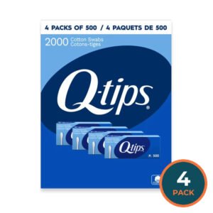 Q-Tips Cotton Swabs 2000 Ct each – 4 Pack ( total 8000 ct)