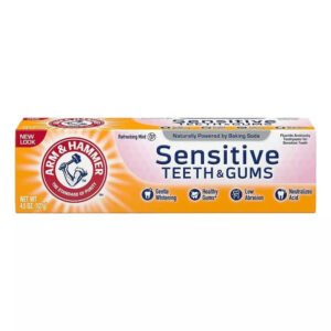Arm & Hammer Toothpaste Sensitive Refreshing Mint – 4.5 oz – 12 Pack