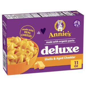 Annie’s Organic Aged Cheddar Macaroni & Cheese – 11 oz – 12 Pack