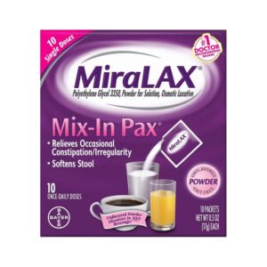 MiraLAX Single Dose 10ct – 5 oz – 36 Pack