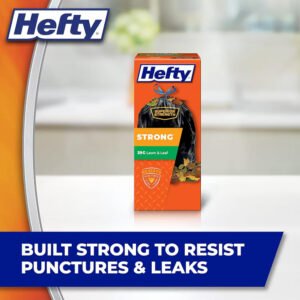 Hefty Cinch Sak Lawn & Leaf Trash Bags 39 Gallon – 18 Count – 6 Pack