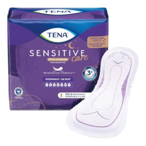 TENA Overnight Incontinence Pads – 28 Count – 3 Pack