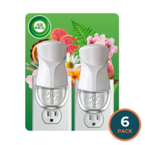 Air Wick Scented Oil Warmer Plug-In Gadget – 2 ct - 6 Pack