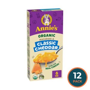 Annie's Organic Classic Macaroni & Cheese - 6 oz - 12 Pack