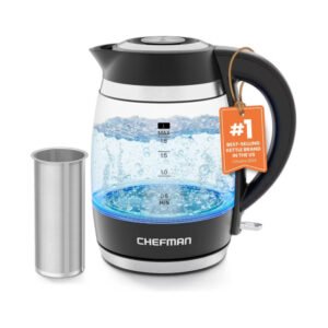Chefman Fast-Boil 1.8L Electric Kettle with Removable Tea Infuser