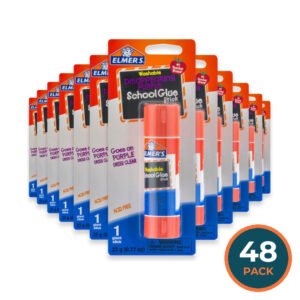 Elmer’s Washable Glue Stick Large – 0.77 oz - 48 Pack