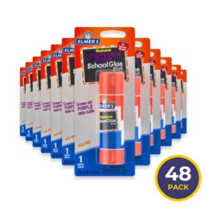 Elmer’s Washable Glue Stick Large – 0.77 oz - 48 Pack
