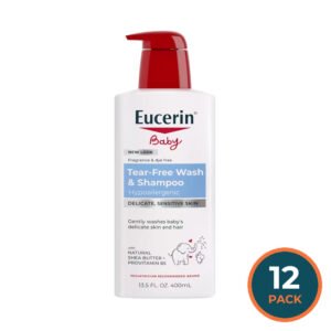 Eucerin Baby Wash & Shampoo - 13.5 oz - 12 Pack