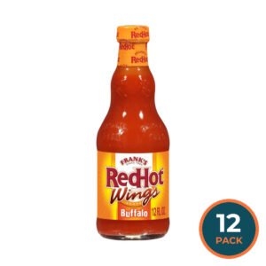 Frank's RedHot Buffalo Wings Sauce – 12 fl oz – 12 Pack