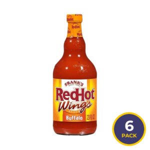 Frank's RedHot Buffalo Wings Sauce – 23 fl oz – 6 Pack
