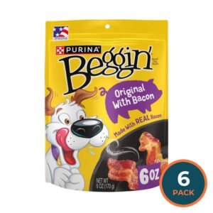 Purina Beggin’ Strips Dog Treats Original Flavor – 6 oz – 6 Pack