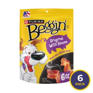 Purina Beggin’ Strips Dog Treats Original Flavor – 6 oz – 6 Pack