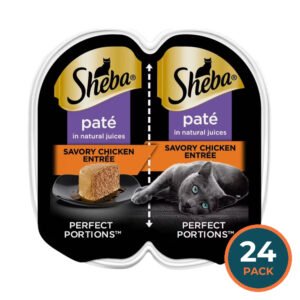Sheba Perfect Portions Wet Cat Food Savory Chicken Entrée – 2.6 oz – 24 Pack