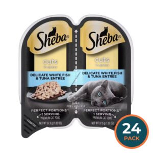Sheba Perfect Portions Wet Cat Food Whitefish Entrée – 2.6 oz – 24 Pack