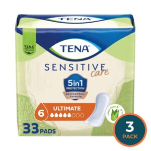 TENA Ultimate Regular Female Incontinence Pads – 33 Count – 3 Pack