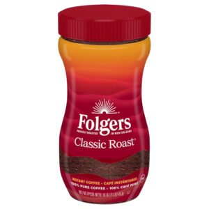 Folgers Classic Roast Instant Coffee Crystals, 16 oz - 3 Pack